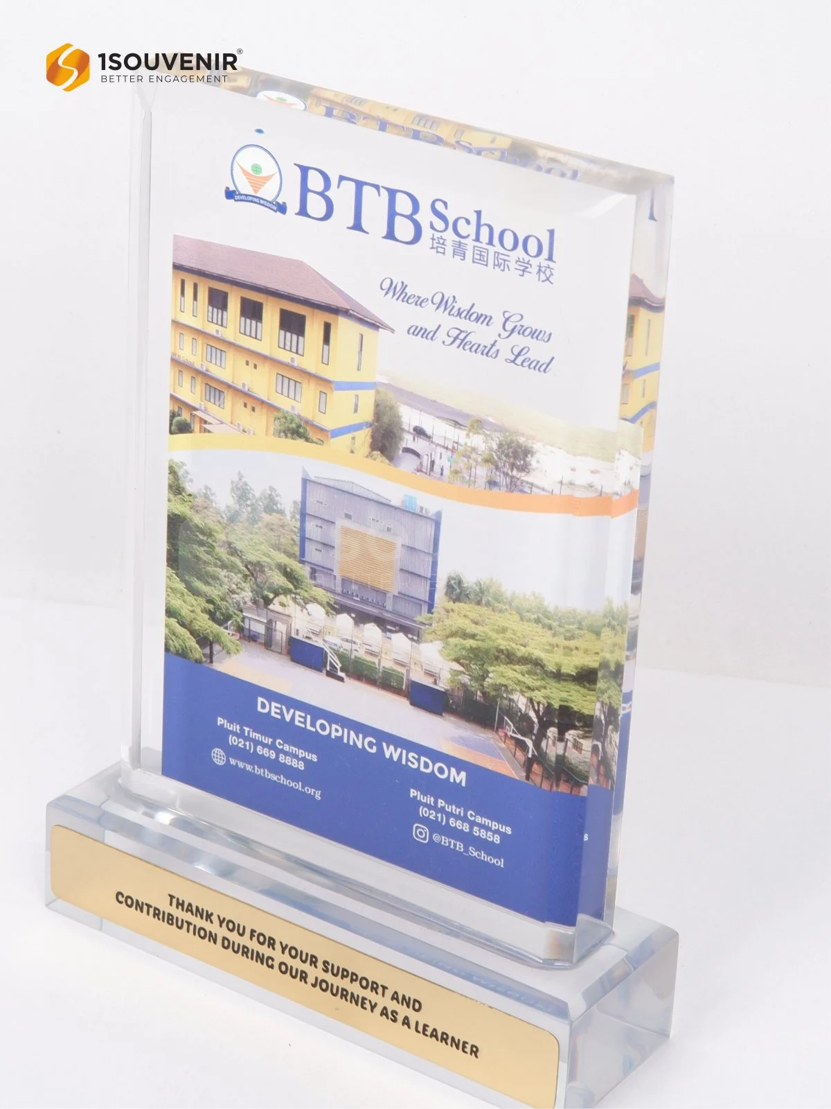 DETAIL-PA734 Plakat Akrilik Developing Wisdom