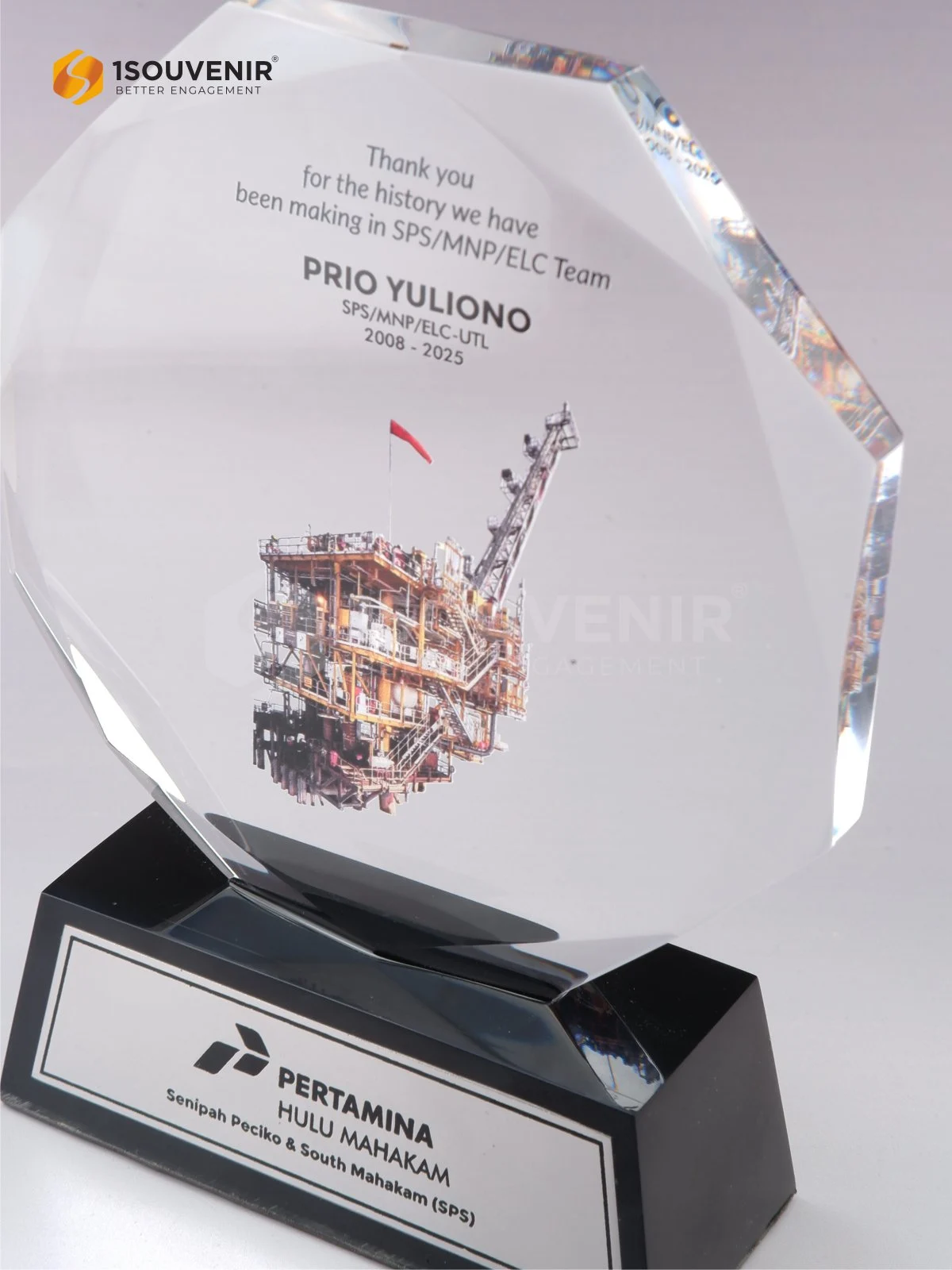 DETAIL-PA736 Plakat Akrilik Pertamina Hulu Mahakam