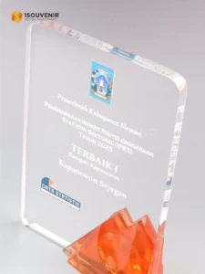 DETAIL-PA746 Plakat Akrilik Penghargaan IPKS