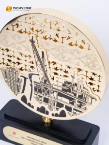 1Souvenir Indonesia DETAIL-PL353 Plakat Logam PHE NSO