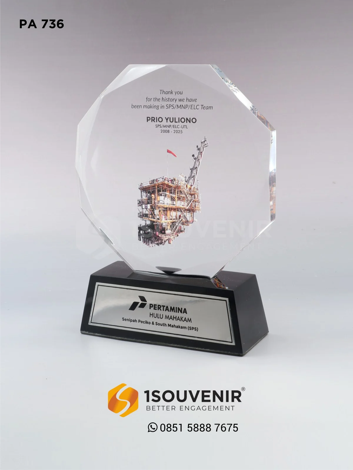 PA736 Plakat Akrilik Pertamina Hulu Mahakam
