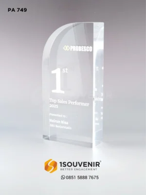 Plakat Akrilik Penghargaan Top Sales Performer dari Probesco