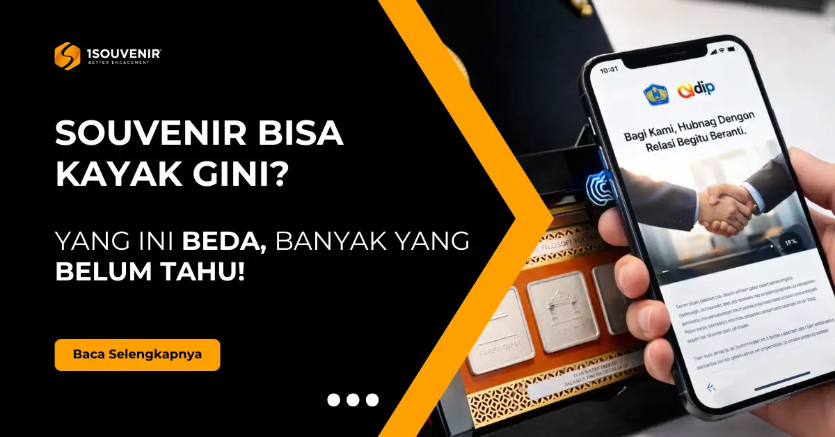 Souvenir dengan NFC dan Qr Code