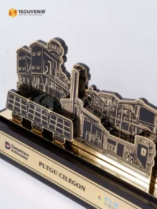 DETAIL-PL358 Plakat Logam PLTGU Cilegon