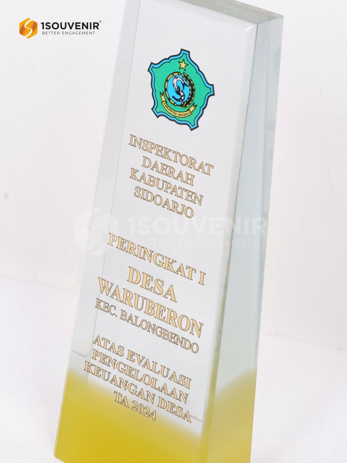 DETAIL-PR335 Plakat Resin Inspektorat Daerah Sidoarjo