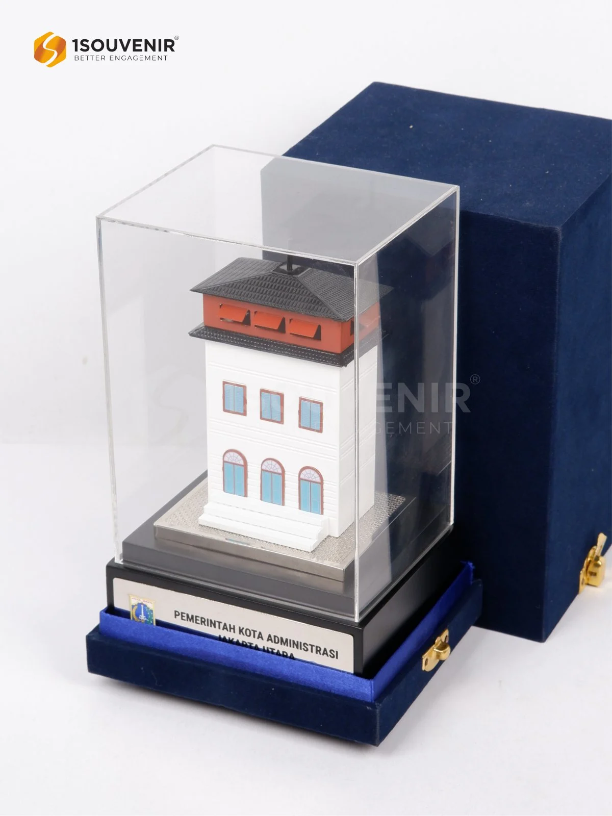 Miniatur Menara Syahbandar Kenang-kenangan dari Pemerintah Kota Administrasi Jakarta Utara DETAIL2-SM597 Miniatur Menara Syahbandar