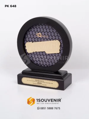 Plakat Kayu Bulat Shopping Fun...