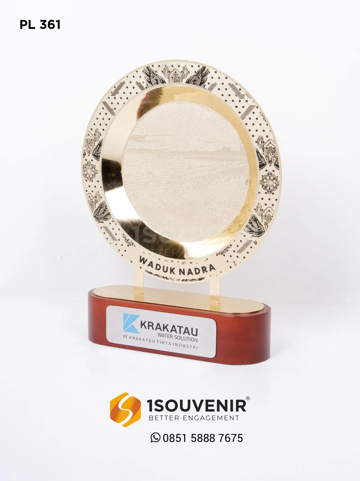 PL361 Plakat Logam Waduk Nadra