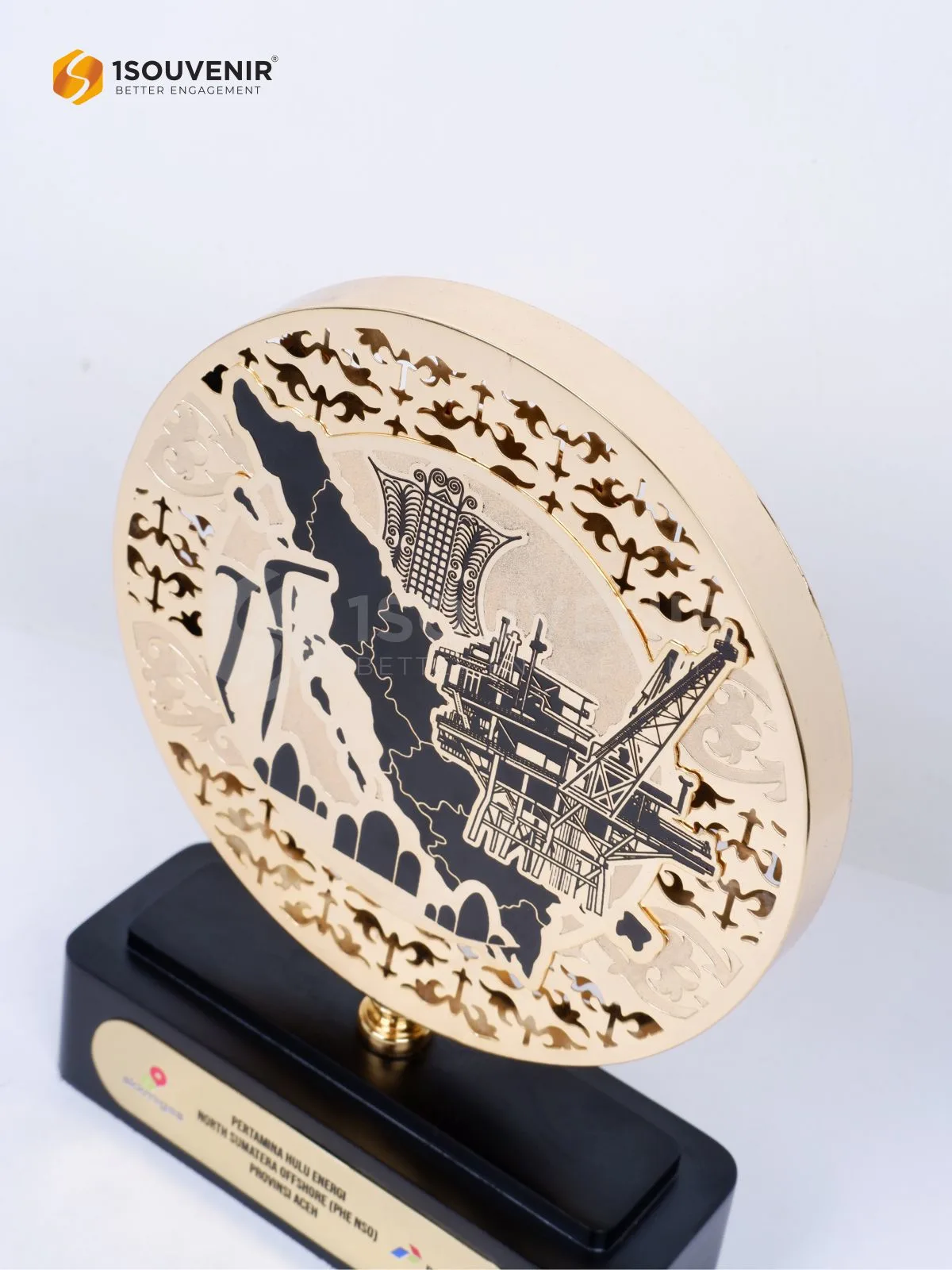 DETAIL-PL374 Plakat Logam Bulat PHE NSO Aceh