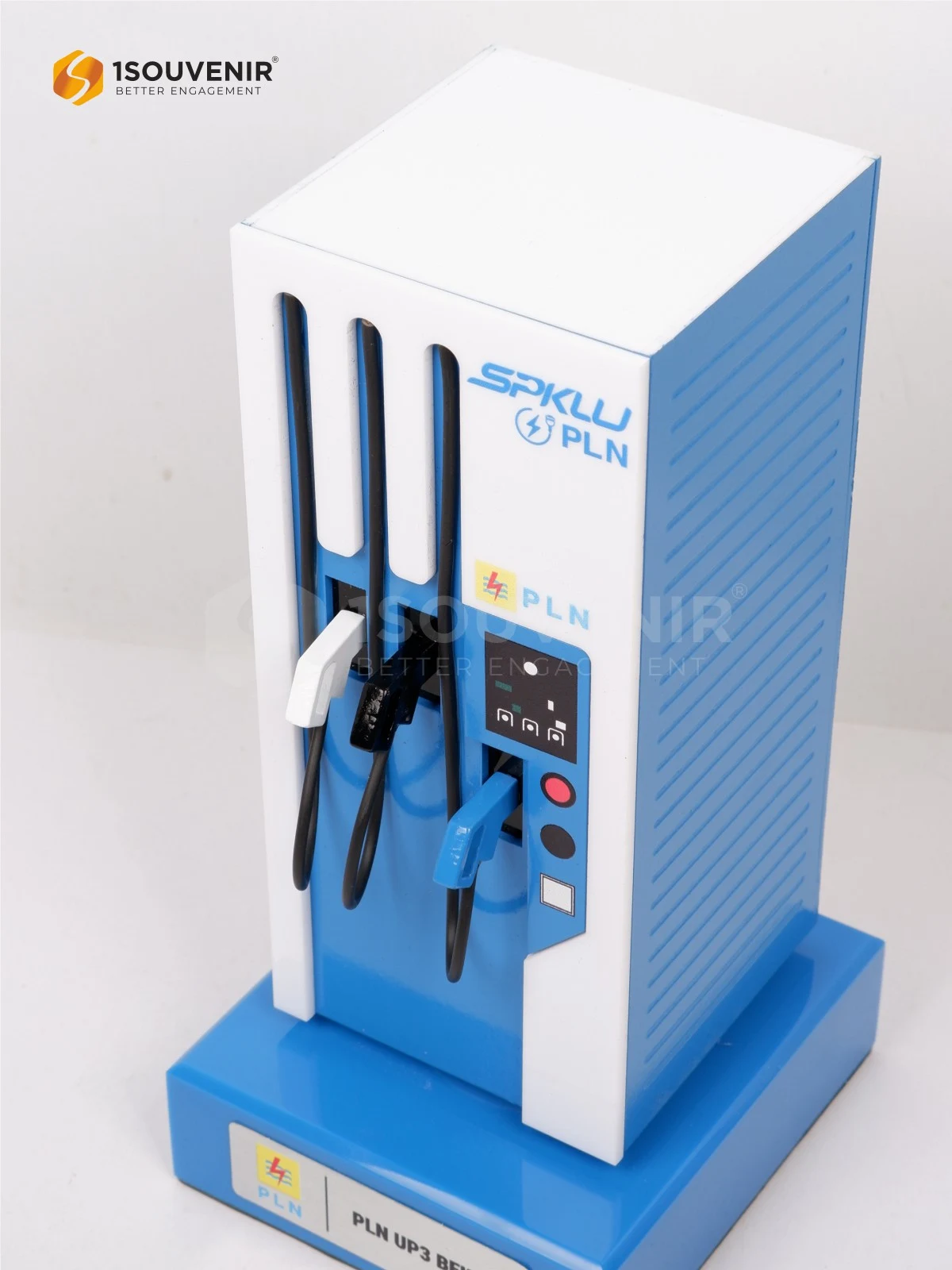 Miniatur SPKLU Kenang-kenangan dari PLN UP3 Bekasi DETAIL-SM608 Miniatur SPKLU PLN UP3 Bekasi