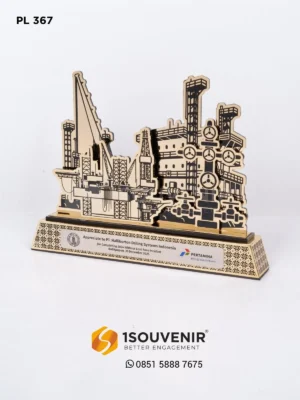 Plakat Logam Penghargaan untuk PT H...