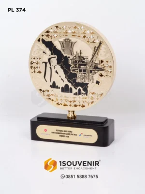 Plakat Logam Bulat Kenang-kenangan ...