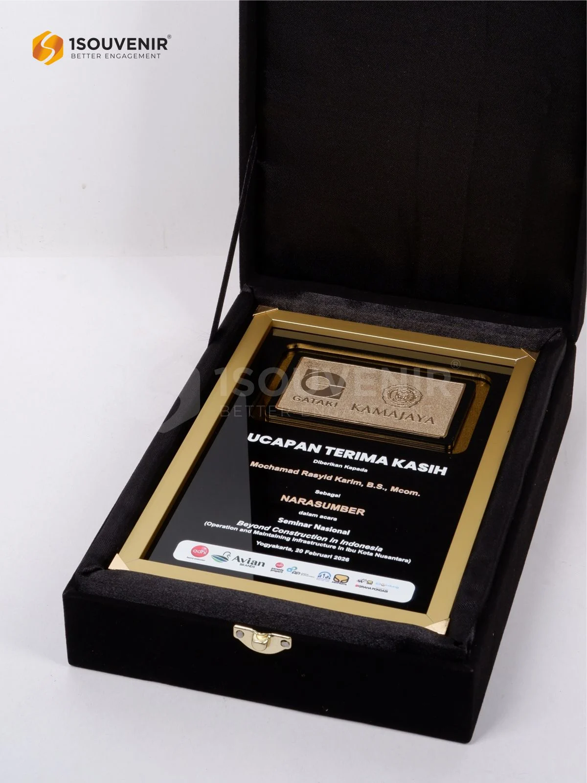 Plakat Frame Ucapan Terima Kasih untuk Narasumber Seminar Nasional Beyond Construction in Indonesia DETAIL2-PF312 Plakat Frame Semnas Beyond Construction