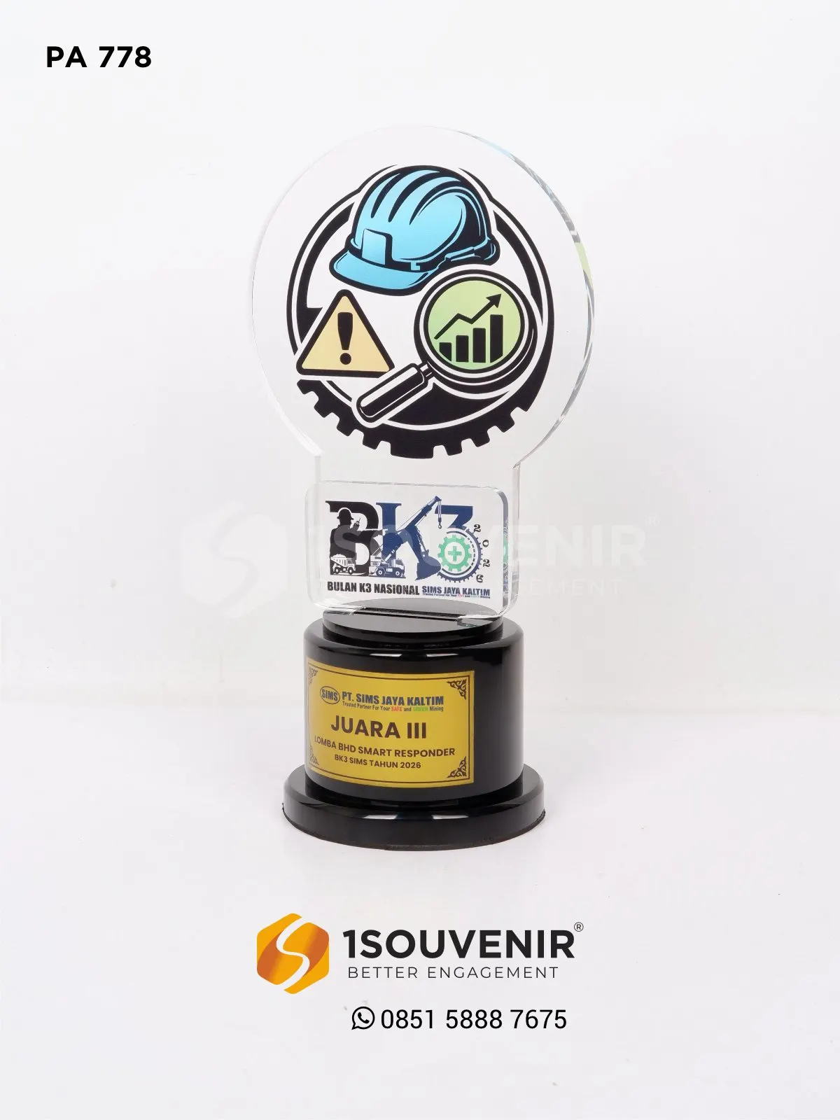 PA778 Plakat Akrilik Lomba BHD Smart Responder