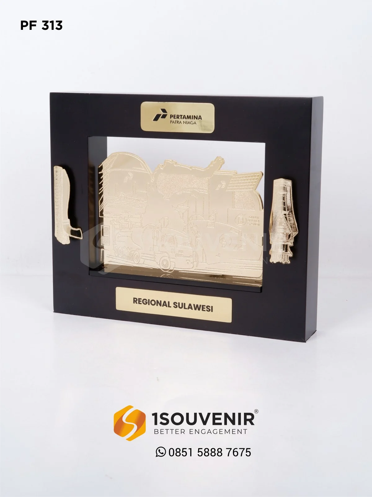 Plakat Frame Kenang-kenangan dari Pertamina Patra Niaga Regional Sulawesi PF313 Plakat Frame Pertamina Regional Sulawesi