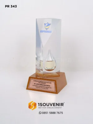 Plakat Resin Penghargaan Lupromax D...
