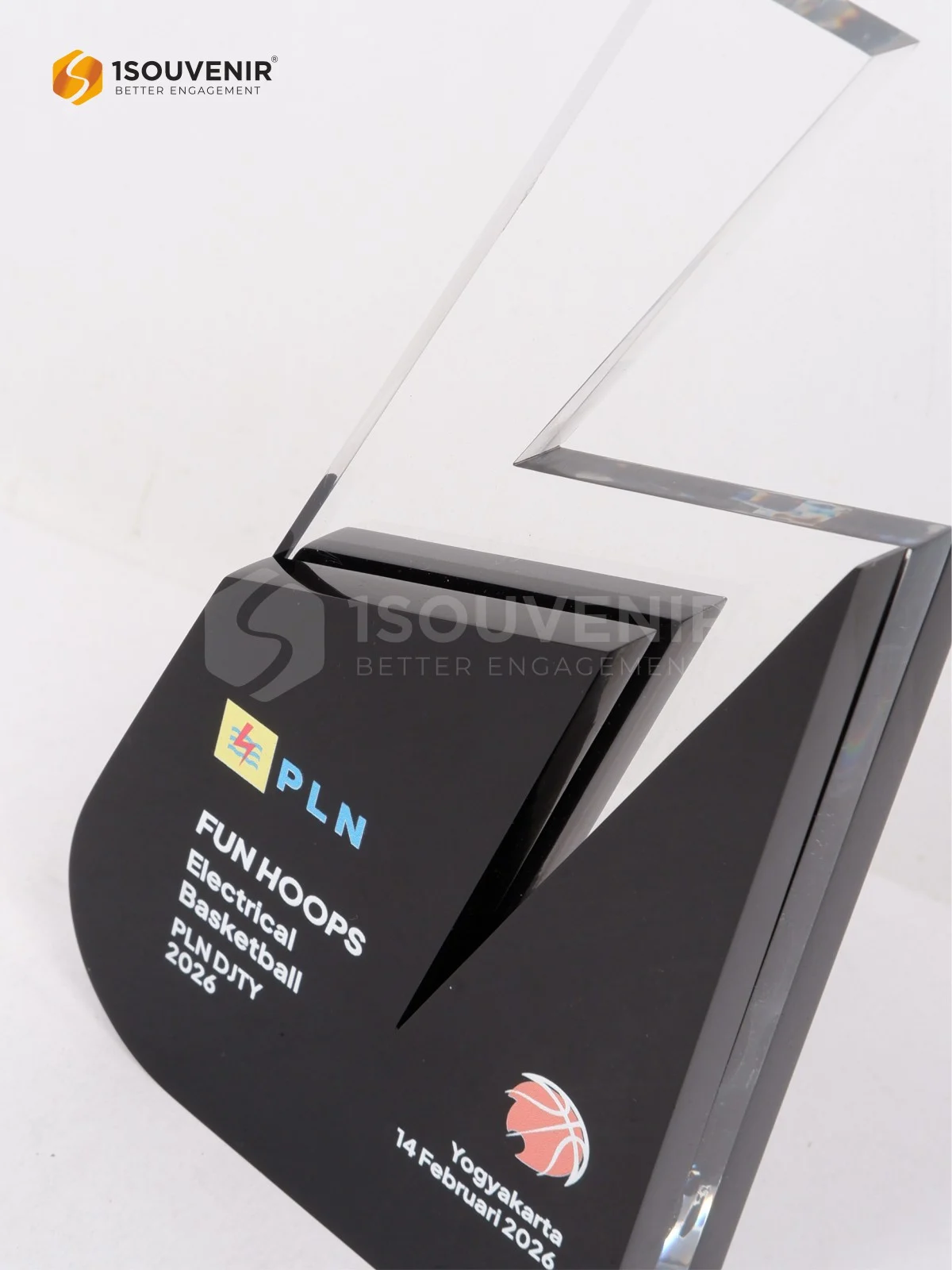 Plakat Akrilik Penghargaan Fun Hoops Electrical Basketball PLN DJTY DETAIL-PA789 Plakat Akrilik Fun Hoops Electrical Basketball