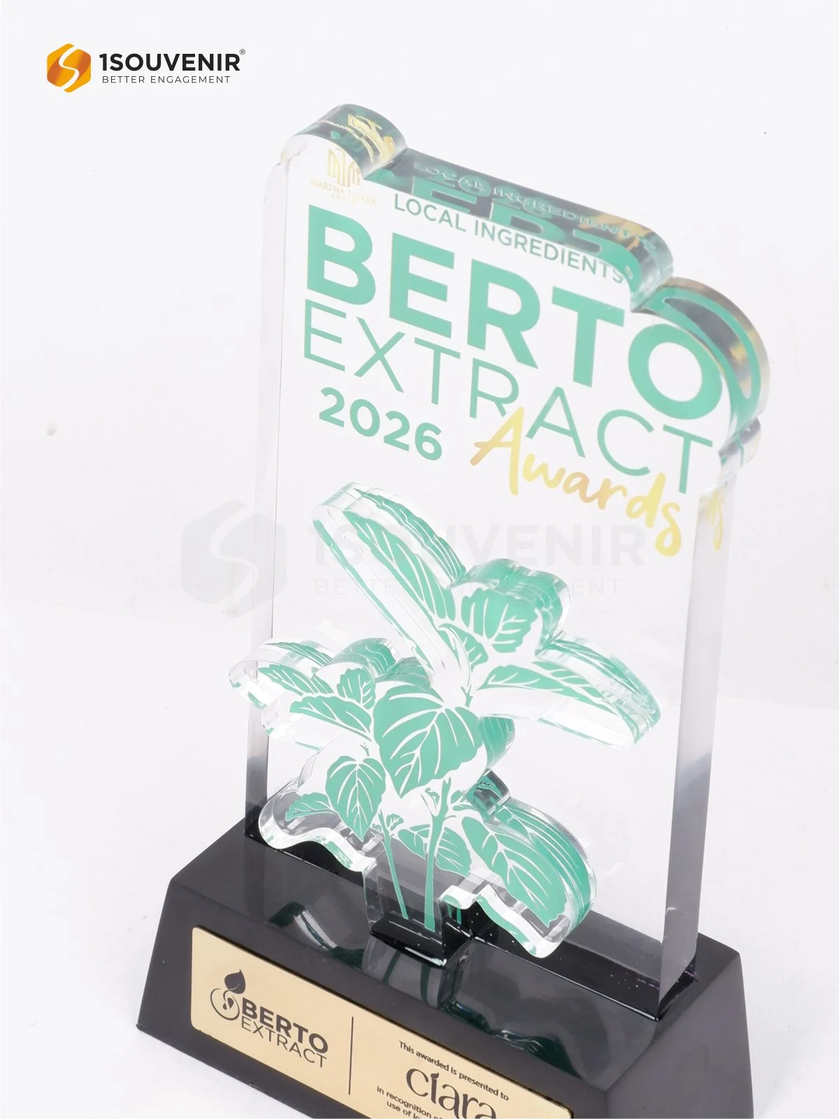 DETAIL-PA796 Plakat Akrilik Berto Extract Award