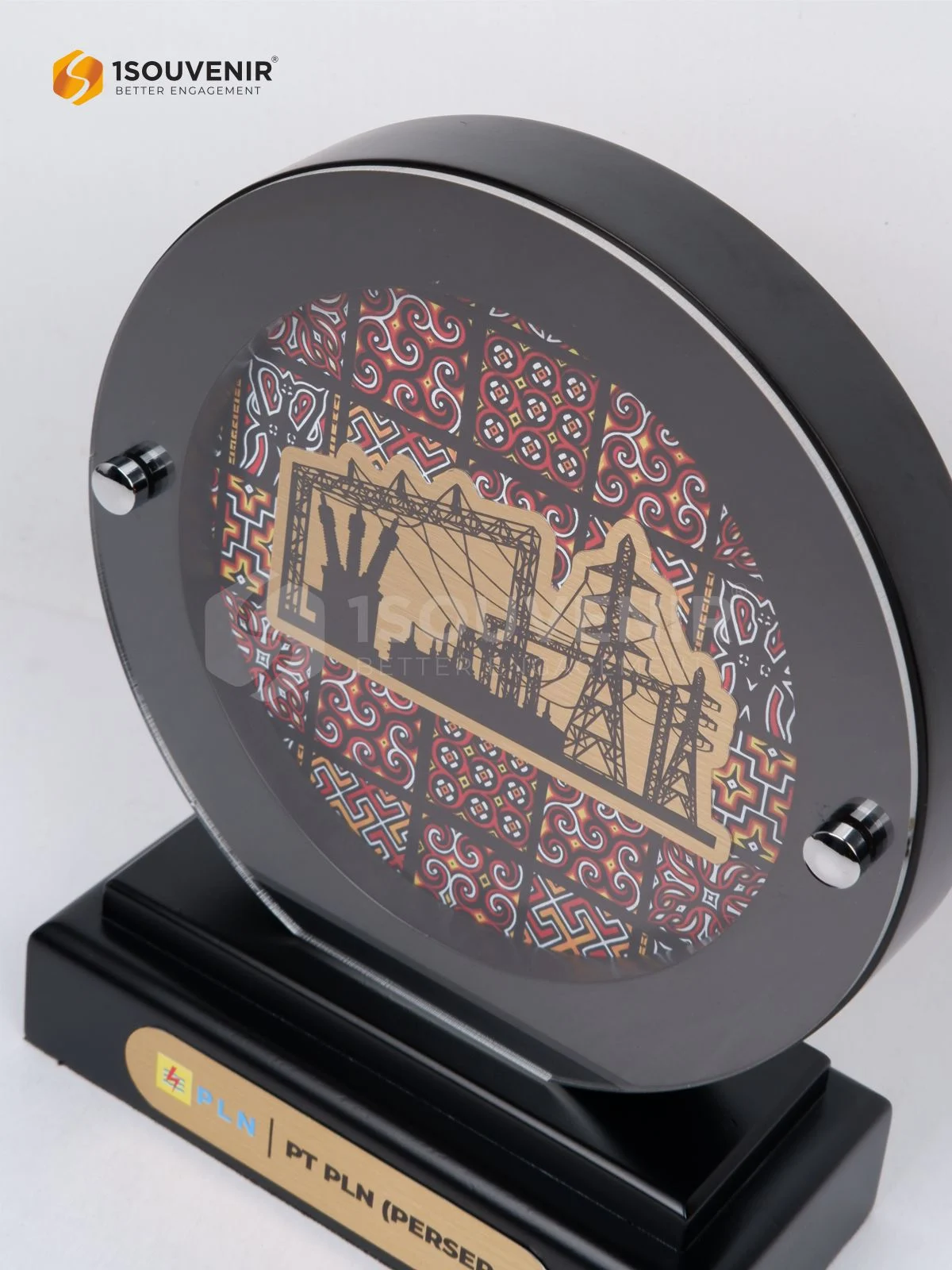 DETAIL-PK687 Plakat Kayu Bulat PT PLN (Persero)