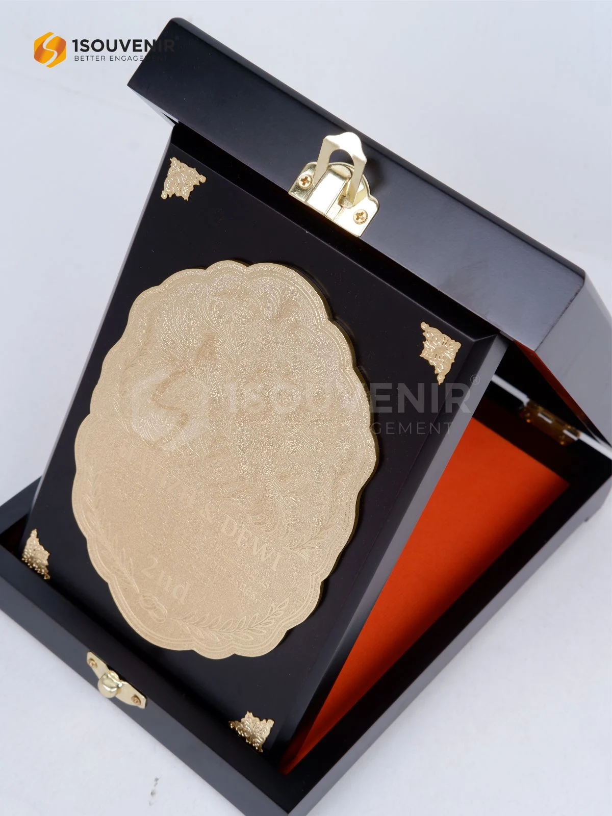 Plakat Kayu Hadiah Kenang-kenangan Happy Wedding Anniversary 2nd DETAIL-PK692 Plakat Kayu Happy Wedding Anniversary 2nd