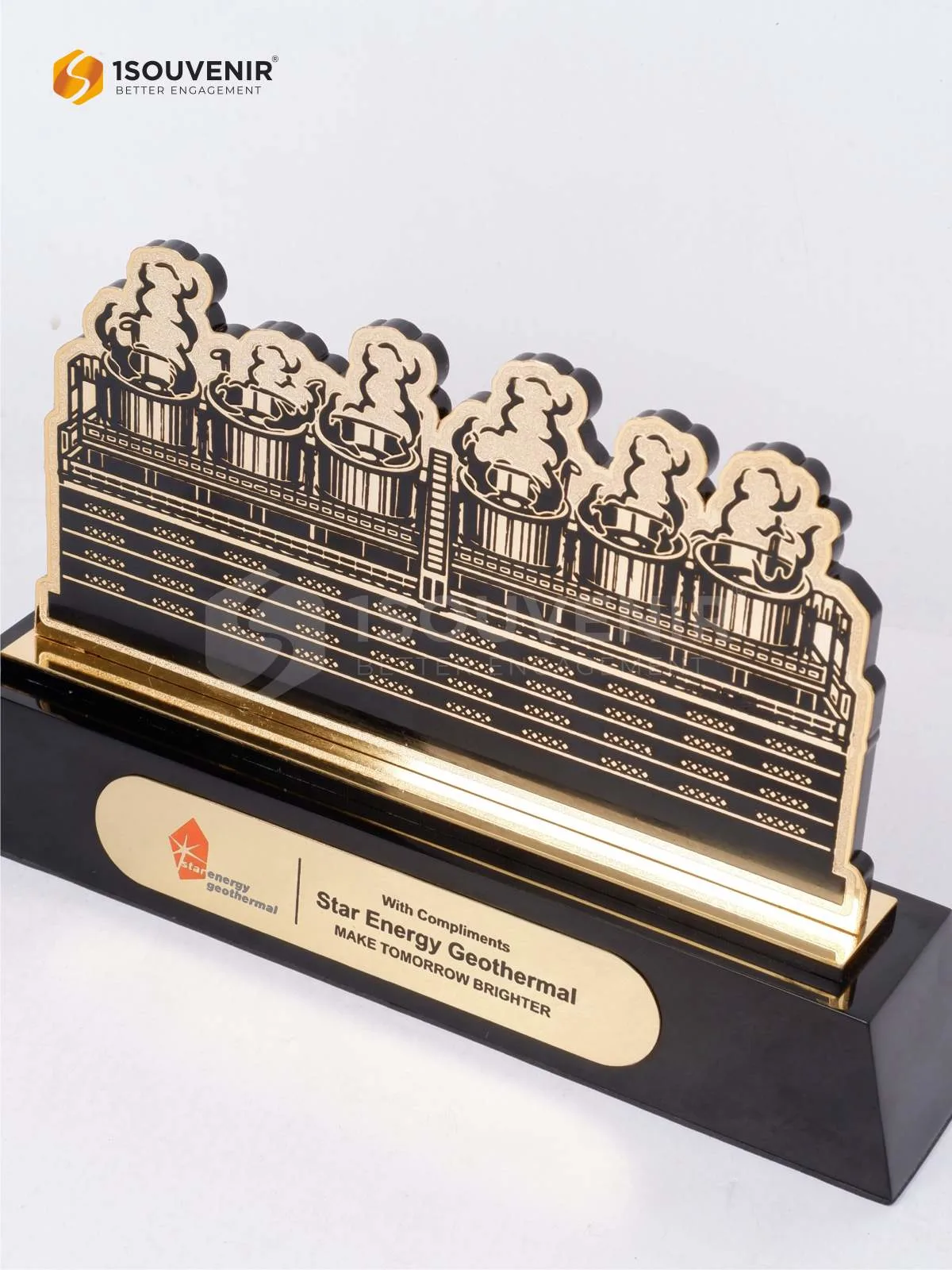 DETAIL-PL392 Plakat Logam Star Energy Geothermal