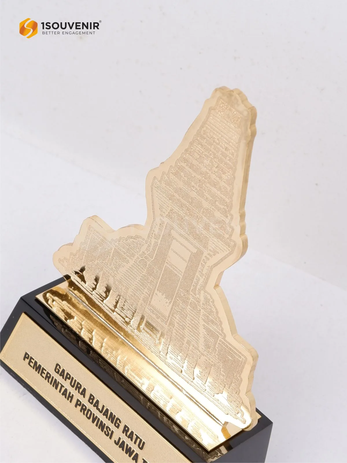 DETAIL-PL394 Plakat Logam Gapura Bajang Ratu