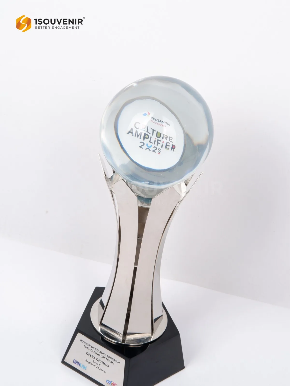 Piala Penghargaan Culture Amplifier 2025 Runner Up Culture Program Subholding Upstream DETAIL-PP361 Piala Penghargaan Culture Amplifier