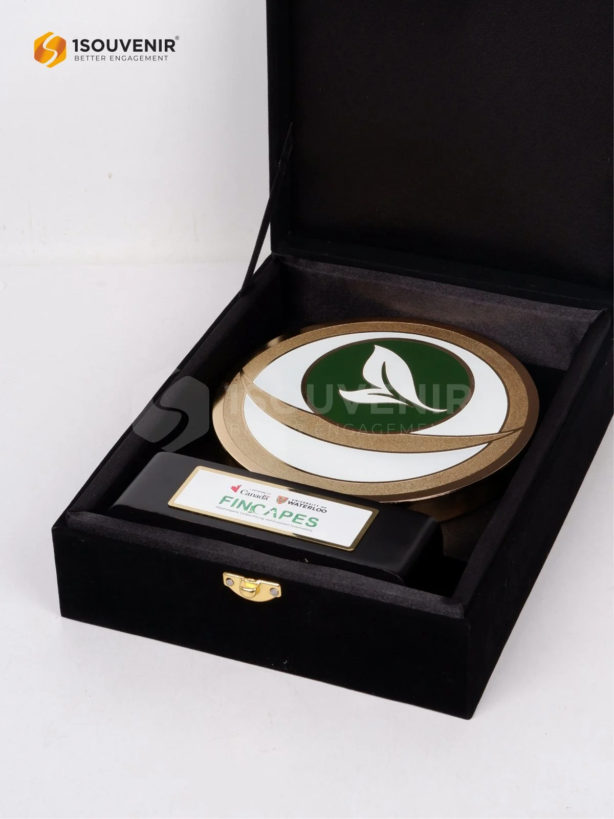 Plakat Logam Cendera Mata Proyek Fincapes dari University of Waterloo DETAIL2-PL395 Plakat Logam University of Waterloo