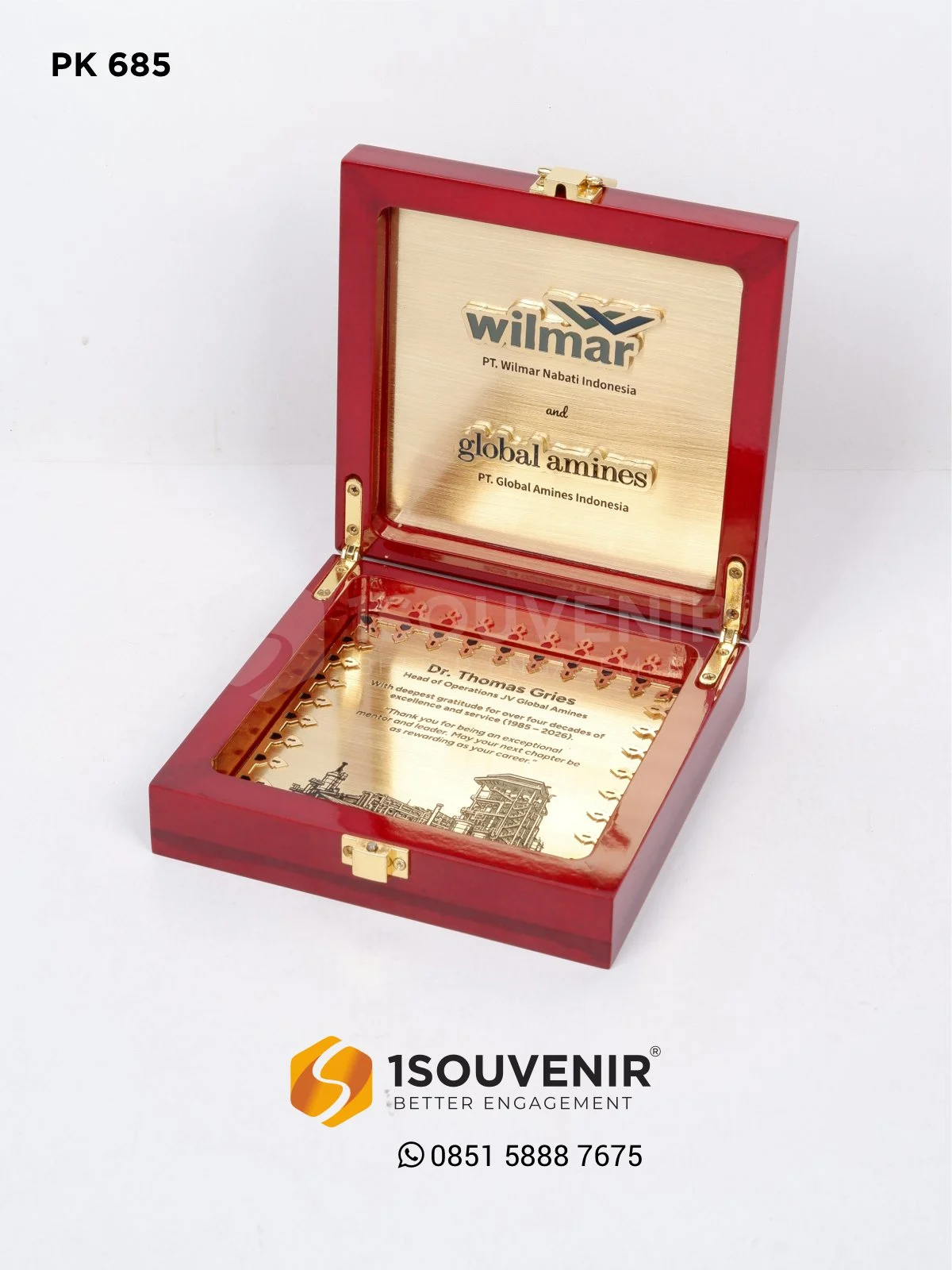 PK685 Plakat Kayu Kerja Sama Wilmar