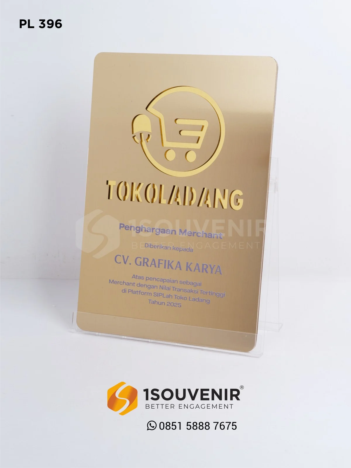 PL396 Plakat Logam Toko Ladang