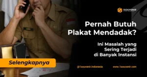 Pernah Butuh Plakat Mendadak Masalah dan Solusi