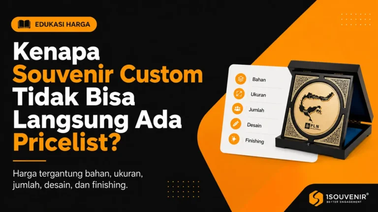 Kenapa Souvenir Custom Tidak Bisa Langsung Ada Pricelist