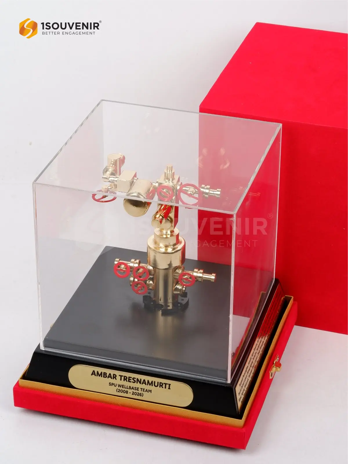 Miniatur Wellhead Kenang-kenangan dari SPU Wellbase Team DETAIL2-SM637 Miniatur SPU Wellbase Team