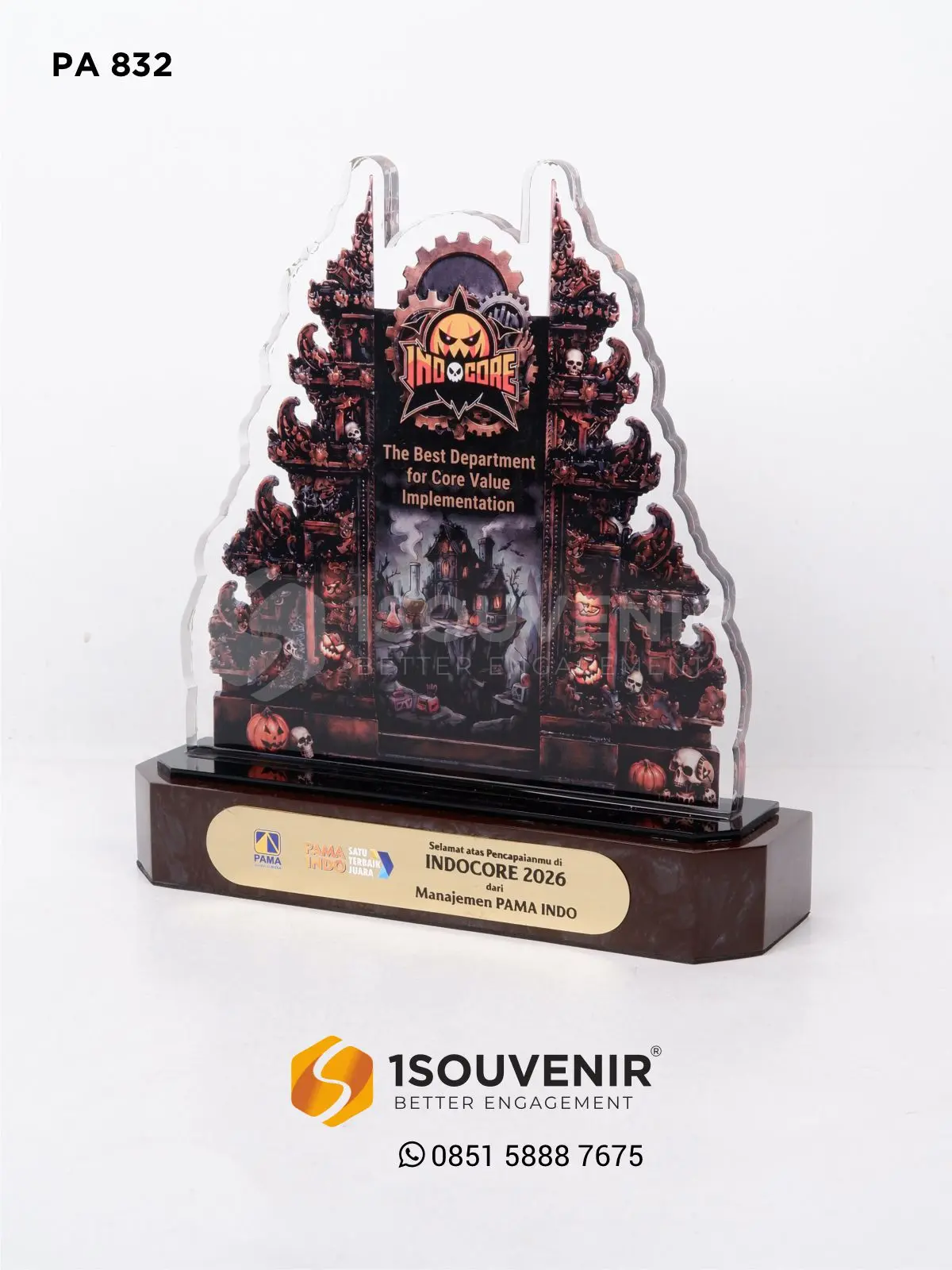 Plakat Akrilik The Best Department for Core Value Implementation Indocore 2026 PA832 Plakat Akrilik The Best Department