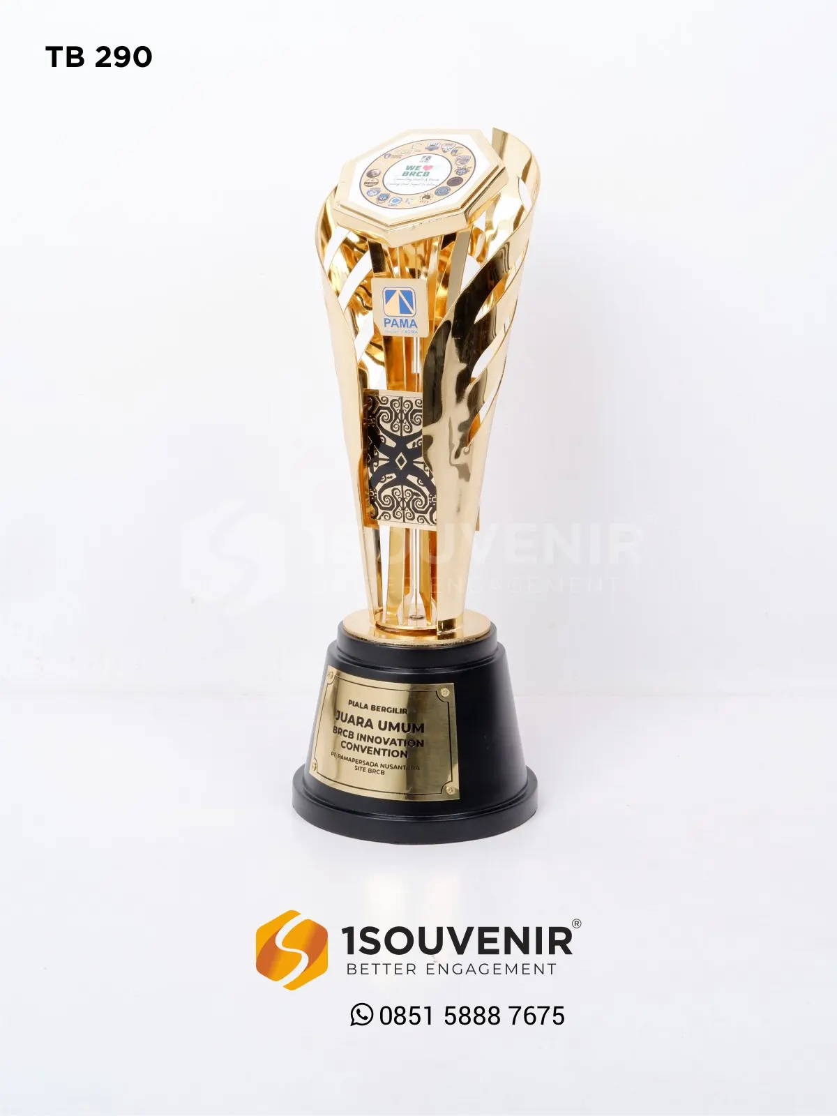Piala Bergilir BRBC Innovation Convention dari PT Pamapersada Nusantara Site BRBC TB290 Piala Bergilir BRBC Innovation Convention