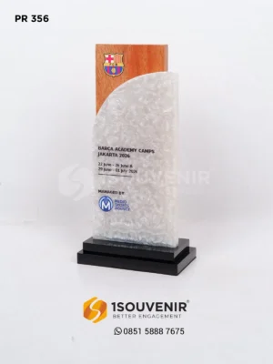 Plakat Resin Kayu Barca Academy Cam…