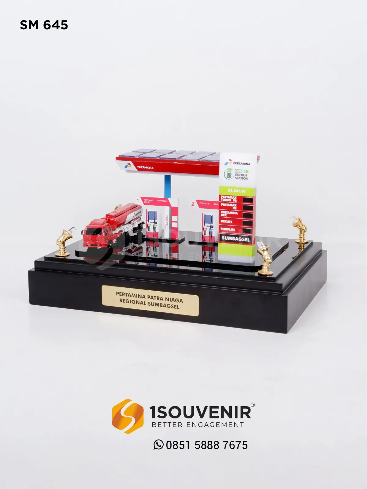Miniatur SPBU Kenang-kenangan dari Pertamina Patra Niaga Sumbagsel SM645 Miniatur SPBU Pertamina Sumbagsel
