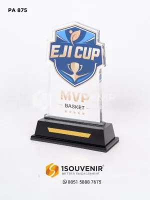 Plakat Akrilik Penghargaan MVP Basket EJI Cup