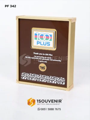 Plakat Frame Ucapan Terima Kasih untuk 100 Plus dari TWG Community