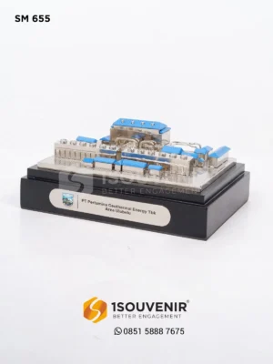 Miniatur PLTP Cendera Mata PT Pertamina Geothermal Energy Area Ulubelu