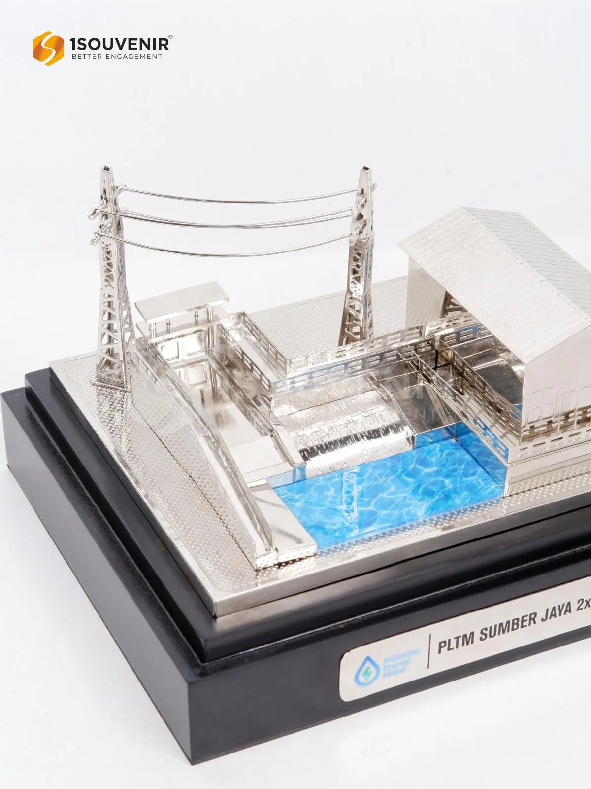 Miniatur Cendera Mata PLTM Sumber Jaya DETAIL-SM661 Miniatur PLTM Sumber Jaya