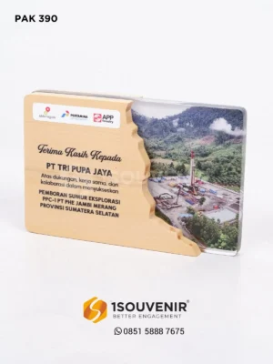 Plakat Kayu Akrilik Tanda Terima Kasih u...