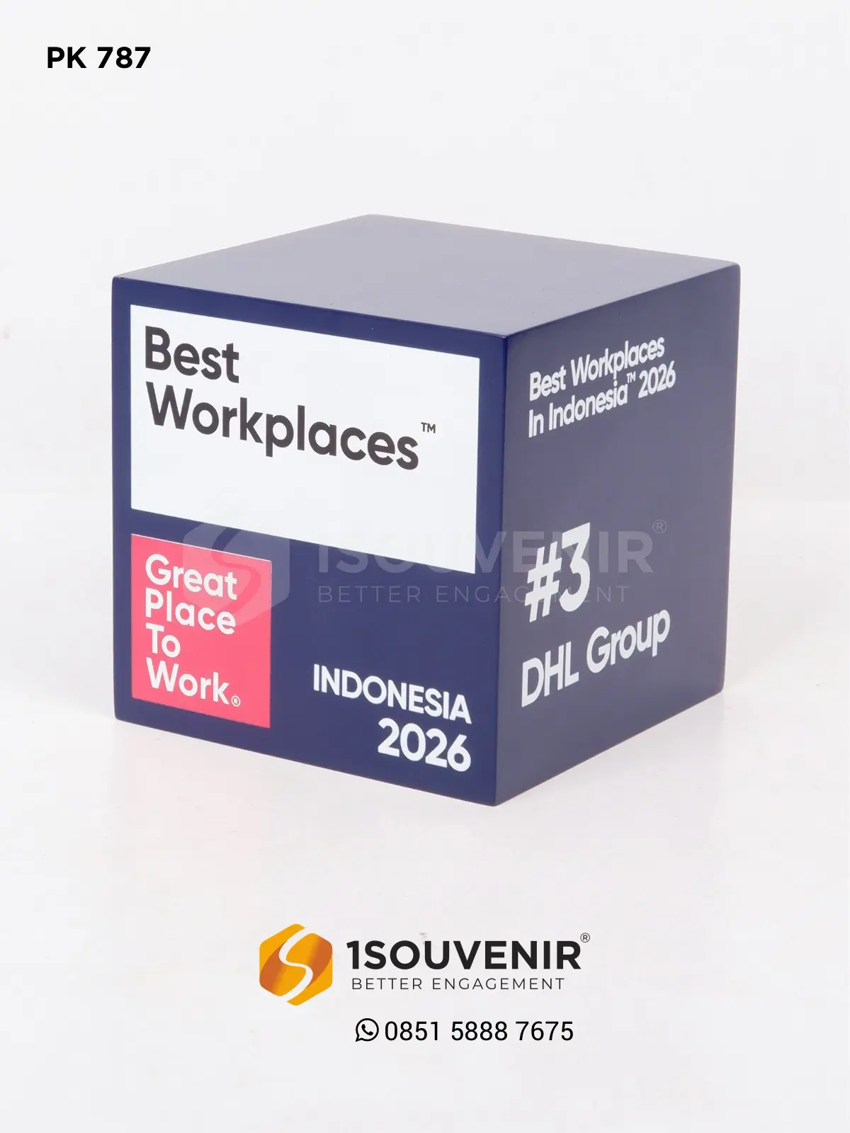Plakat Kayu Best Workplaces In Indonesia dari DHL Group PK787 Plakat Kayu Best Workplaces In Indonesia