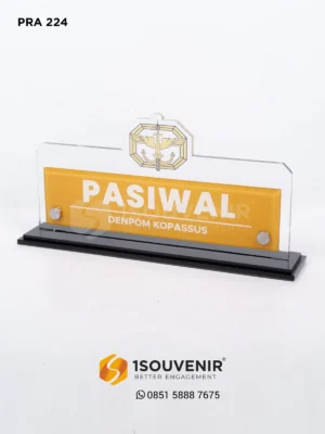 Papan Nama Meja Pasiwal Denpom Kopassus