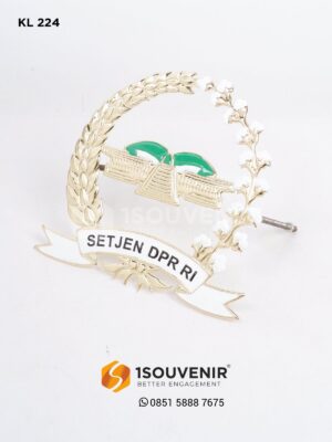 Kerajinan Logam Emblem Setjen DPR RI den...