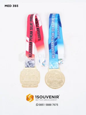 Medali Logam Penghargaan Kejuaraan Pencak Silat Provinsi Jawa Timur Piala Bupati Malang