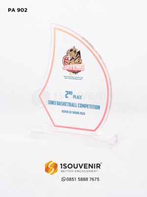 Ide Rekomendasi Hadiah Lomba 17 Agustus yang Menarik Plakat Akrilik Custom Juara 3on3 Basketball Competition HLN 2026