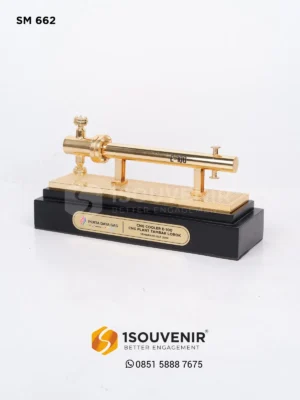 Miniatur Pipa E-100 CNG Plant Tambak Lorok Perta Daya Gas Semarang